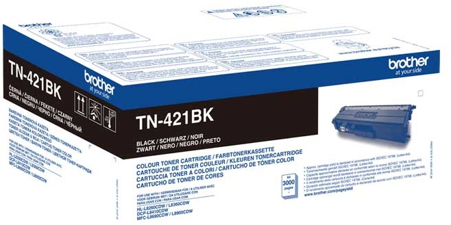 Brother TN421 Negro Toner Original TN421BK