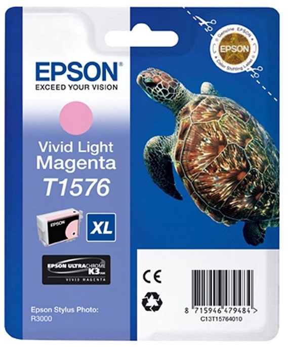 Epson T1576 Magenta Light Tinta Original C13T15764010
