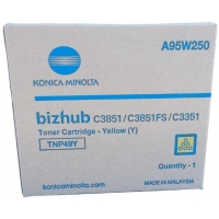Konica Minolta TNP49 Amarillo Toner Original TNP49Y A95W250