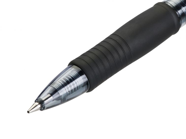 Pilot Boligrafo de Gel G2 Rollerball Retractil, Punta 0.7mm, Trazo 0.32mm, Grip, Negro