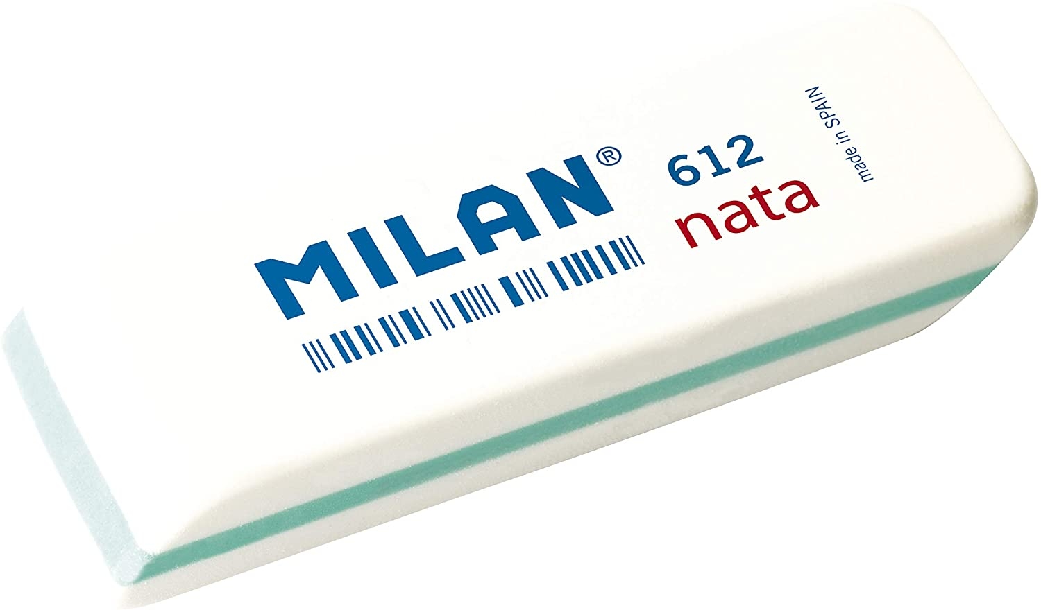Milan Nata 612 - Pack de 2 Gomas de Borrar Biseladas