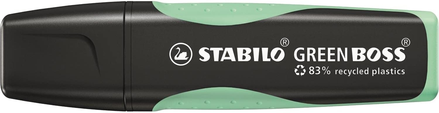 Stabilo Green Boss Pastel Marcador Fluorescente, Trazo 2-5mm, Pizca de Menta