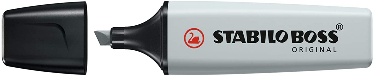 Stabilo Boss 70 Pastel Marcador Fluorescente, Trazo 2-5mm, Gris Polvoriento