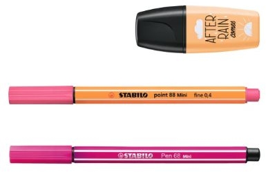Stabilo Pastellove Pack de 18 Marcadores y Rotuladores, 6 Rotuladores Premium Pen 68 Mini, 6 Rotuladores Point 88 Mini y 6 Rotu