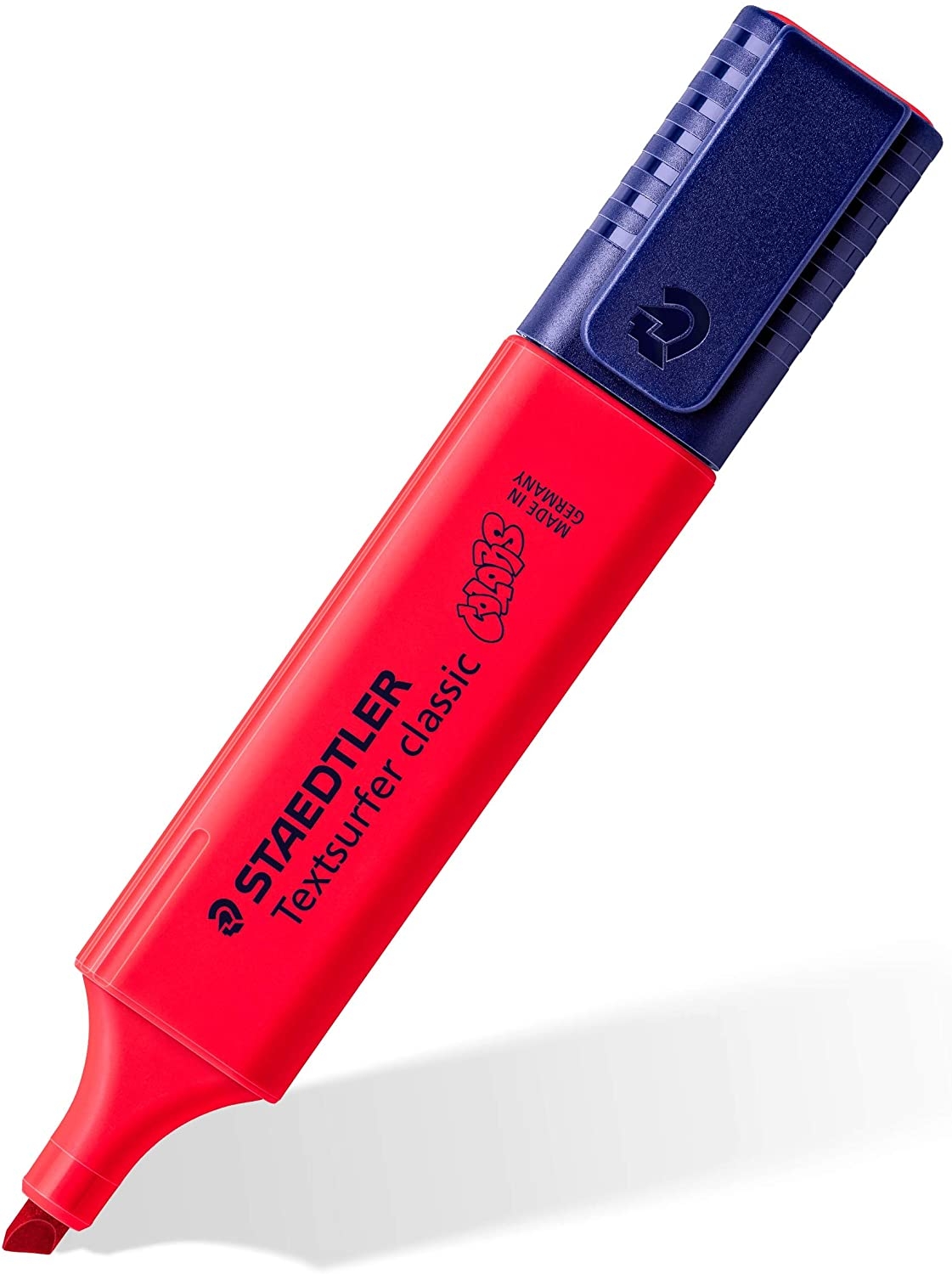 Staedtler Textsurfer Classic 364 Pack de 4 Marcadores Fluorescentes, Punta Biselada, Trazo 1-5mm, Secado Rapido, Colores Surtido