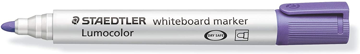 Staedtler Lumocolor 351 Rotulador para Pizarra Blanca, Trazo 2mm, Violeta