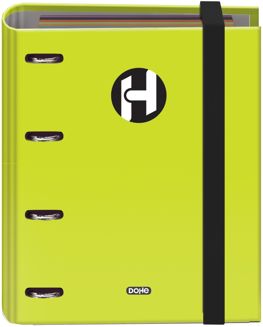 Dohe Serie Icon Carpeta de 4 Anillas Formato A5 con Recambio 100H