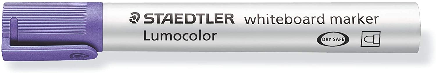Staedtler Lumocolor 351 Rotulador para Pizarra Blanca, Trazo 2mm, Violeta