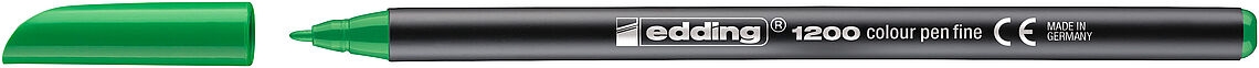 Edding 1200 Rotulador, Trazo 1mm, Verde Neon