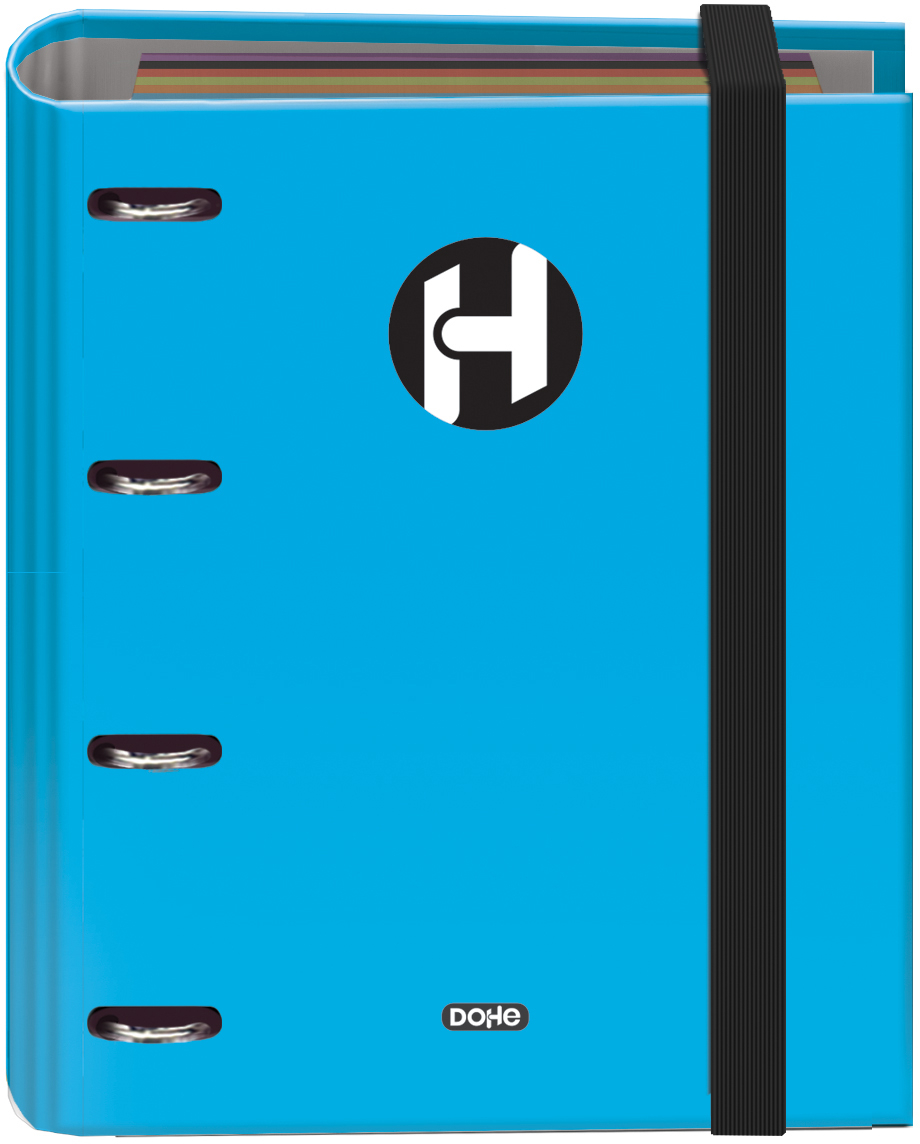 Dohe Serie Icon Carpeta de 4 Anillas Formato A5 con Recambio 100H