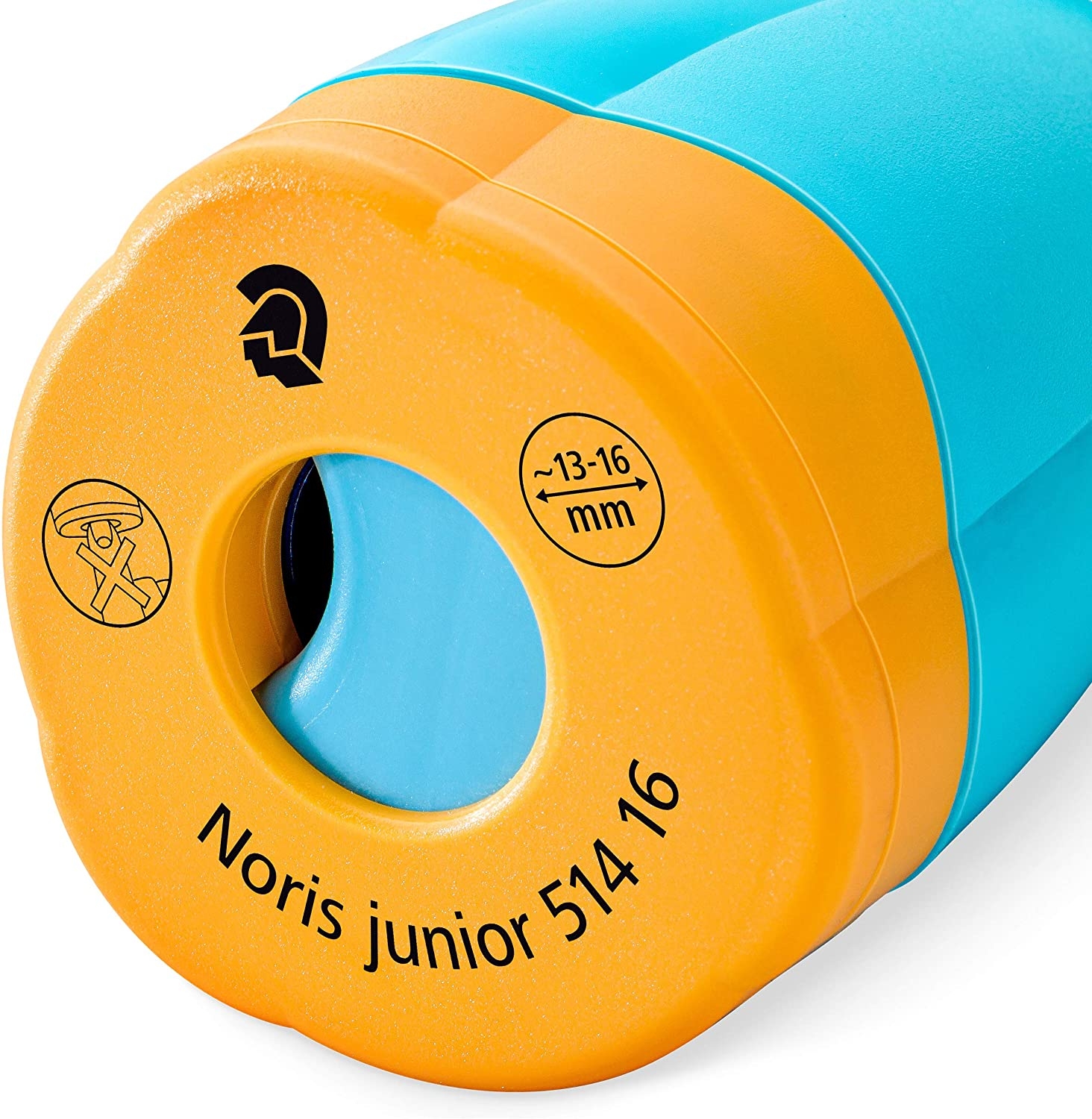 Staedtler Noris Junior 516 Sacapuntas de Plastico con Deposito para Lapices Gruesos