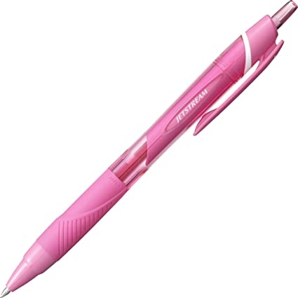 Uni-ball Jet Stream Sport Colores Boligrafo Retractil, Punta 0.7 mm, Secado Instantaneo, Rosa
