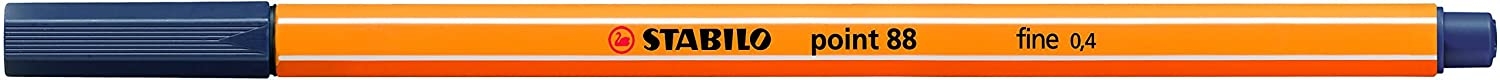 Stabilo Point 88 Rotulador de Punta Fina de Fibra, Trazo de 0.4 mm, Gris de Payne