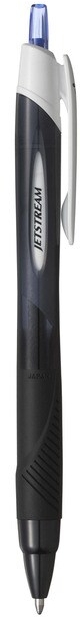 Uni-ball Jet Stream Sport Boligrafo Retractil, Tinta Gel, Punta 1 mm, Secado Instantaneo, Azul