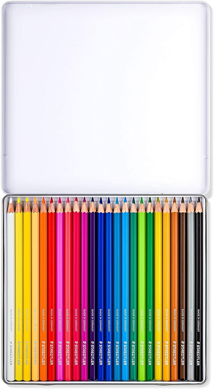 Staedtler 146C Pack de 24 Lapices de Colores, Mina Suave