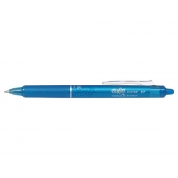 Pilot Boligrafo de gel borrable retractil Frixion Clicker, Punta 0.7mm, Trazo 0.4mm, Grip, Azul Clar