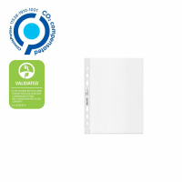 Leitz Recycle Funda A5, Plastico Reciclado, Compensacion de Co2, 100% Reciclable, Transparente