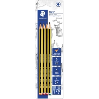Staedtler Noris 120 Pack de 4 Lápices, Graduaciones Surtidas
