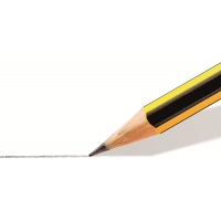 Staedtler Noris 120 Pack de 3 Lápices 2HB + 1 Gomas de Borrar Mars Plastic