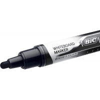 Bic Velleda Liquid Ink Marcador para Pizarra, Punta Media, Trazo 2.3mm, Tinta Liquida con Base de Alcohol, Negro