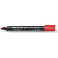 Staedtler Lumocolor 350 Rotulador Permanente, Punta 2-5 mm, Rojo
