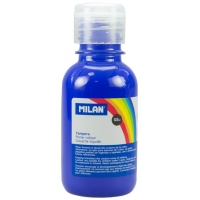 Milan Botella de Tempera 125ml Color Azul Marino