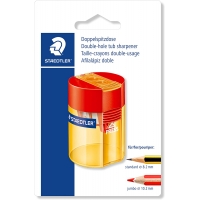Staedtler 512 Sacapuntas de Plástico Doble con Deposito