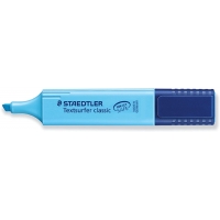 Staedtler Textsurfer Classic 364 Marcador Fluorescente, Punta Biselada, Trazo 1-5mm, Azul