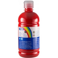 Milan Botella de Tempera 500ml Color Rojo Bermellon