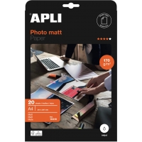 Apli Papel Fotografico Matt A4 170g 20 Hojas