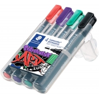 Estuche 4 Staedtler Lumocolor 352 Permanentes