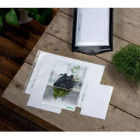 Leitz Recycle Funda A5, Plastico Reciclado, Compensacion de Co2, 100% Reciclable, Transparente