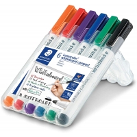 Staedtler Lumocolor 341 Pack de 6 Marcadores para Pizarra