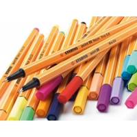 Stabilo Point 88 Pack de 20 Rotuladores de Punta Fina de Fibra, Trazo de 0.4mm, Varios colores