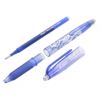 Pilot Frixion Ball Boligrafo de Gel Borrable, Punta 0.7mm, Trazo 0.4mm, Grip, Azul