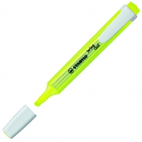 Stabilo Swing Cool Marcador Fluorescente, Punta Biselada, Trazo 1-4mm, Antisecado, Amarillo 