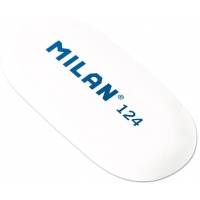 Milan 124 Pack de 3 Gomas de Borrar Ovaladas, Miga de Pan