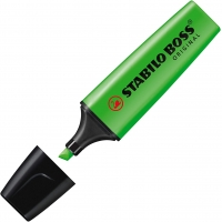 Stabilo Boss 70 Pack de 4 Marcadores Fluorescentes, Trazo 2-5mm, Verde