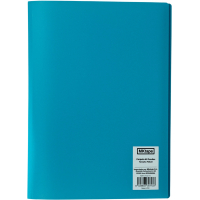Carpeta con 60 Fundas, Folio, Azul Neon