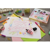 Stabilo Pastellove Pack de 18 Marcadores y Rotuladores, 6 Rotuladores Premium Pen 68 Mini, 6 Rotuladores Point 88 Mini y 6 Rotu