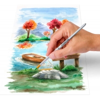 Staedtler Pack de 24 Tubos de Acuarela 12ml Colores Brillantes