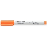 Staedtler Lumocolor 341 Marcador para Pizarra Blanca, Punta Biselada 1, 2mm, Naranja
