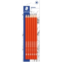 Staedtler Minerva Pack de 6 Lápices, Dureza 2HB, Para Escribir y Dibujar