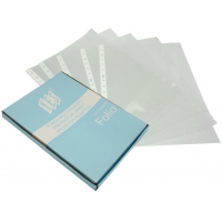 Bismark Caja de 100 Fundas Multitaladro Granuladas, FOLIO