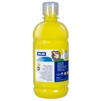 Milan Botella de Pintura para Dedos 500ml Color Amarillo