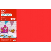 Apli Goma Eva Multicolor 600x400 - 10 Hojas de Tamaño Grande y Flexible - Ideal para Manualidades y Proyectos Escolares