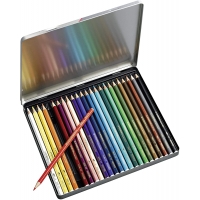 Stabilo Aquacolor Pack de 24 Lapices de Colores, Mina de 2.8mm, Acuarelable