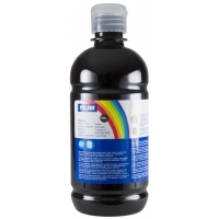 Milan Botella de Tempera 500ml Color Negro
