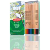 Derwent Academy Pack de 12 Lapices Acuarelables, Pi