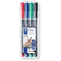 Pack de 4 Rotuladores Staedtler Lumocolor 317 Permanentes